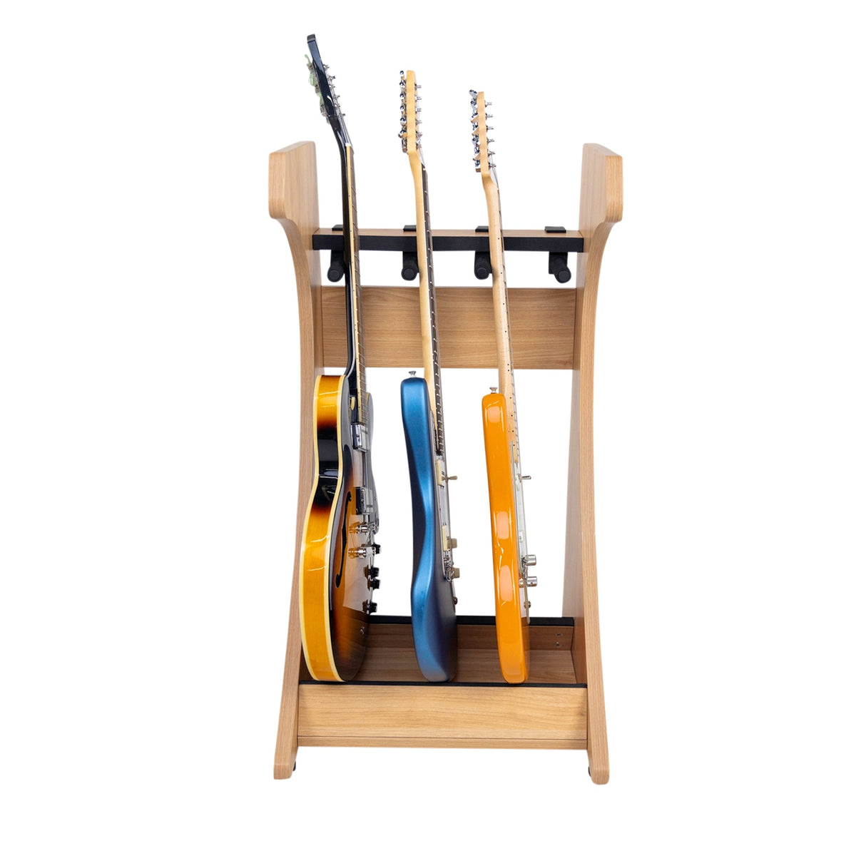 Gator GFW-ELITEGTR3RK-MPL Frameworks Elite Series 3/4-Space Guitar and Instrument Case Combo Rack Maple - accessories