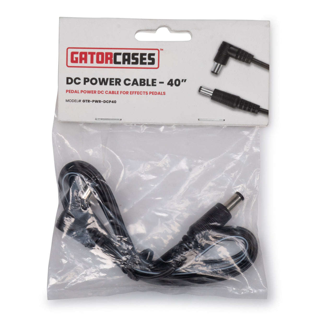 Gator GTR-PWR-DCP40 Single DC Power Cable for Pedals 40 Inch