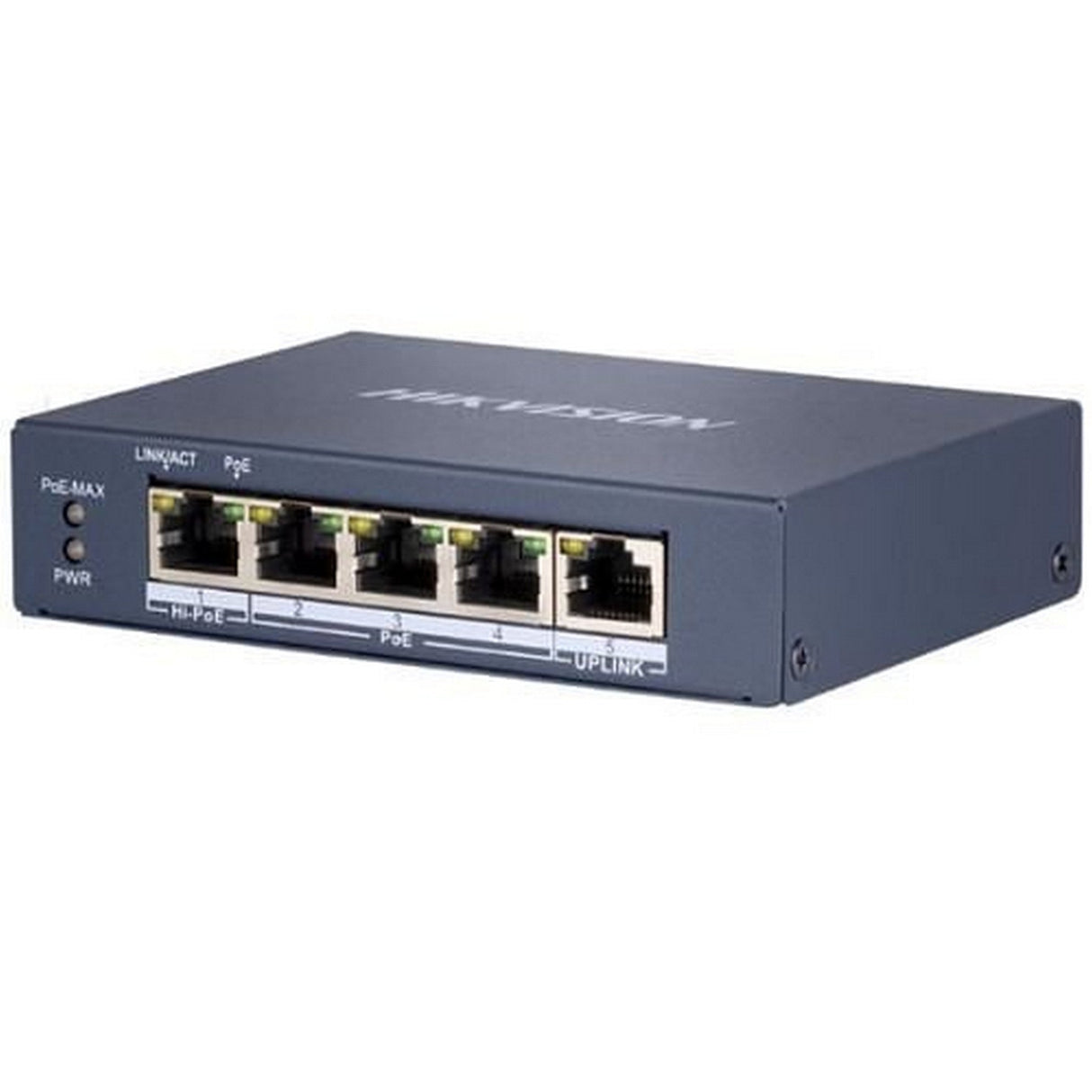 Hikvision Unmanaged Gigabit PoE Switch, 10Gbps, Blue