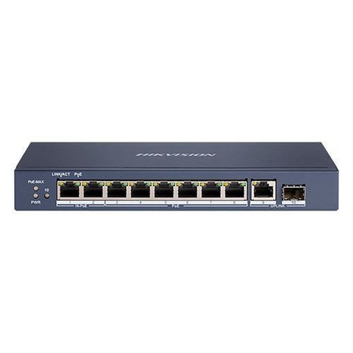 Hikvision Unmanaged Gigabit PoE Switch, 10Gbps, Blue