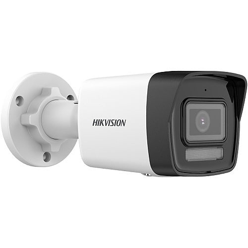 Hikvision DS-2CD1043G2-LIUF Value Series 4MP Smart Hybrid Light Fixed Bullet IP Camera, 4mm Fixed Lens, IP67, White