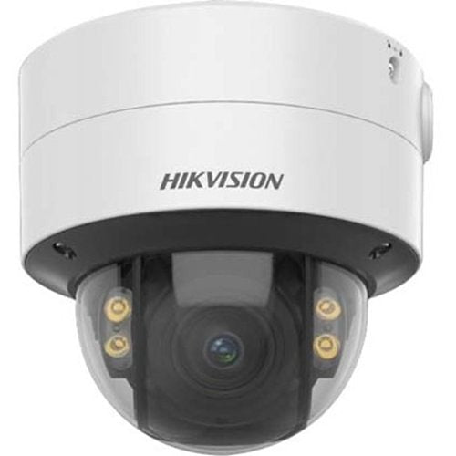 Hikvision DS-2CD2747G2-LZS Performance Series ColorVu 4MP Dome IP Camera 3.6-9mm Motorized Varifocal Lens White