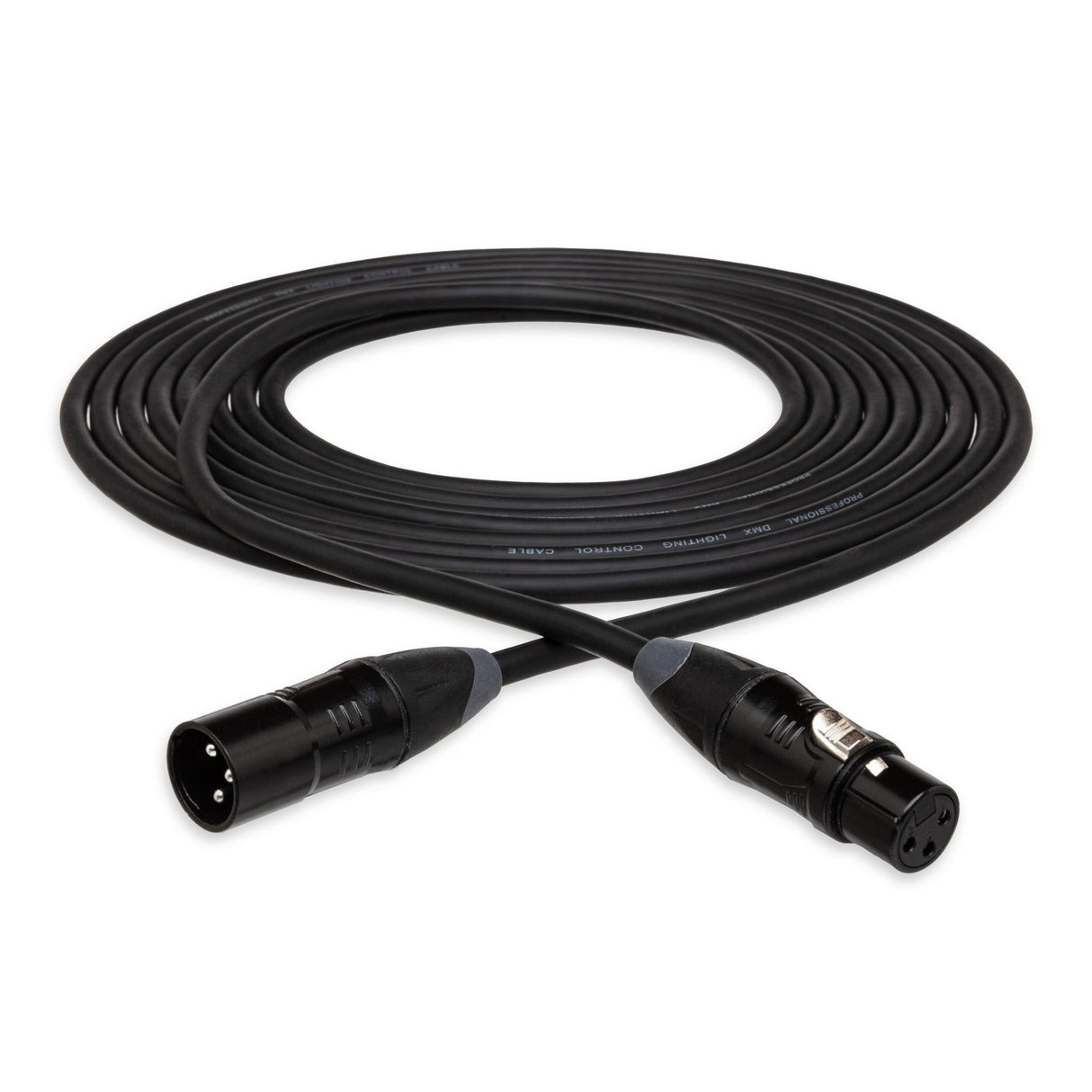 Hosa DMX-400 Series XLR3M to XLR3F DMX Cable - 5-Feet