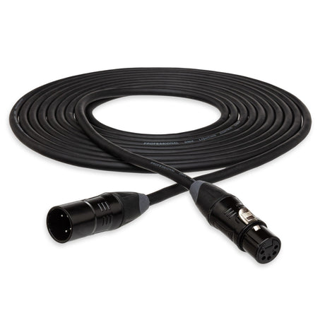 Hosa DMX-700 Series XLR5M to XLR5F DMX Cable - 3-Feet