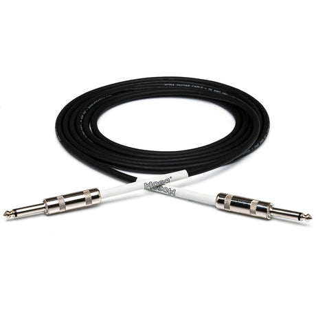 Hosa 1/4-Inch TS to 1/4-Inch TS Guitar Cable - Straight to Straight / 5-Feet - accessories