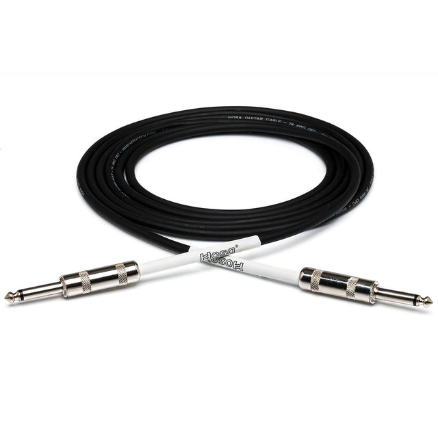 Hosa 1/4-Inch TS to 1/4-Inch TS Guitar Cable - Straight to Straight / 5-Feet - accessories