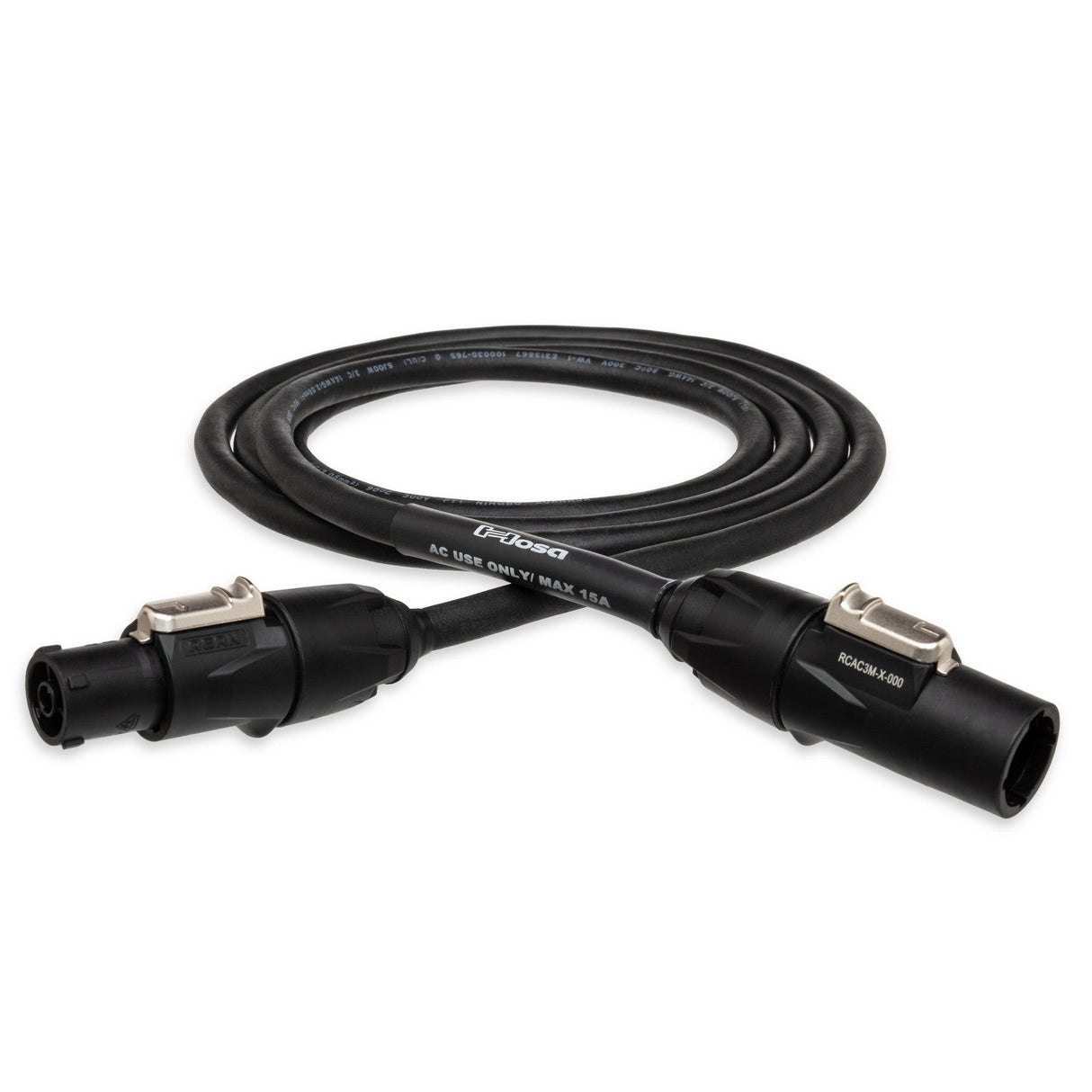 Hosa Power Cord with REAN Power X Connectors - 1.5-Feet