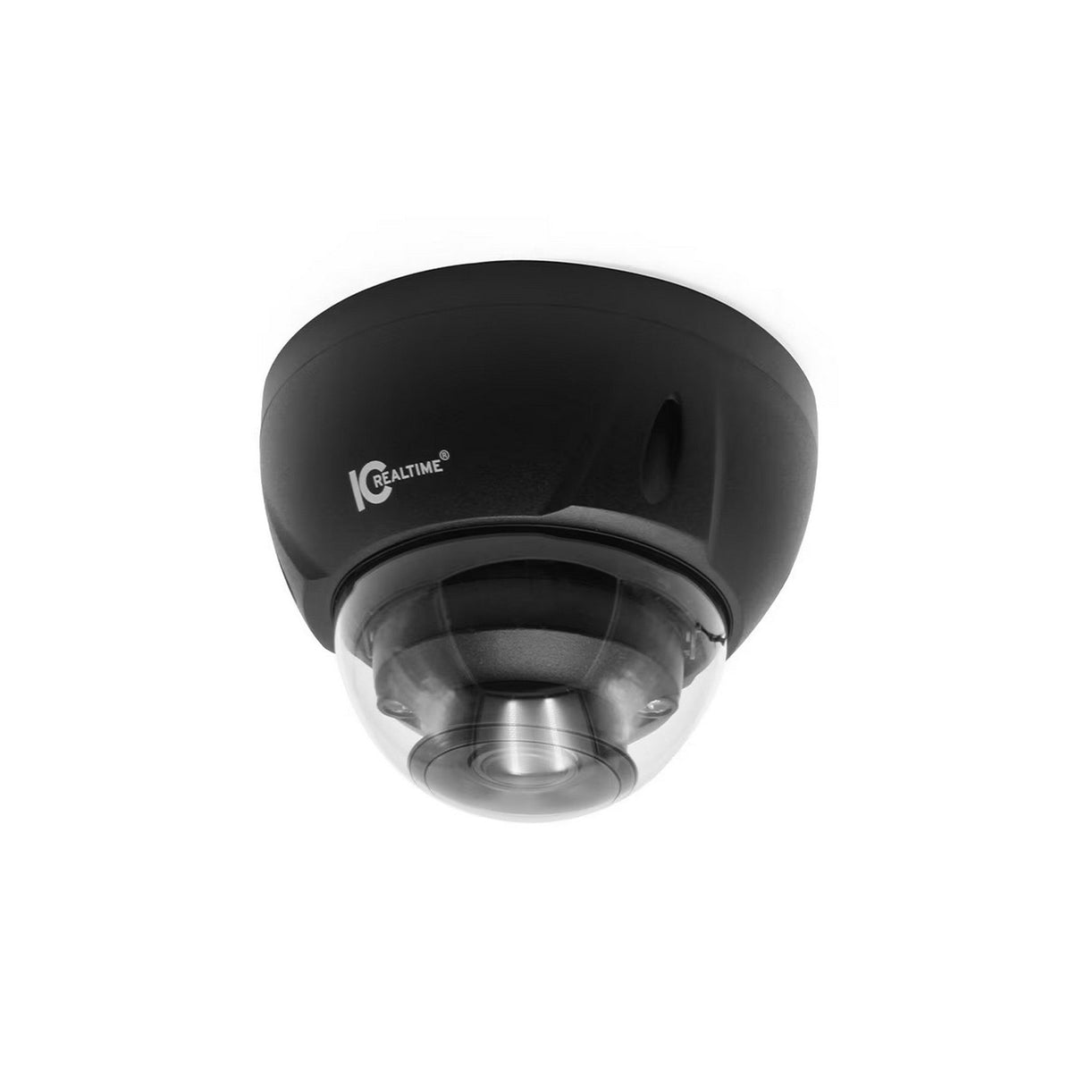 IC Realtime IPFX-D80V-IRW3 8MP IP Indoor/Outdoor Vandal Dome Camera w/Varifocal Lens - Black