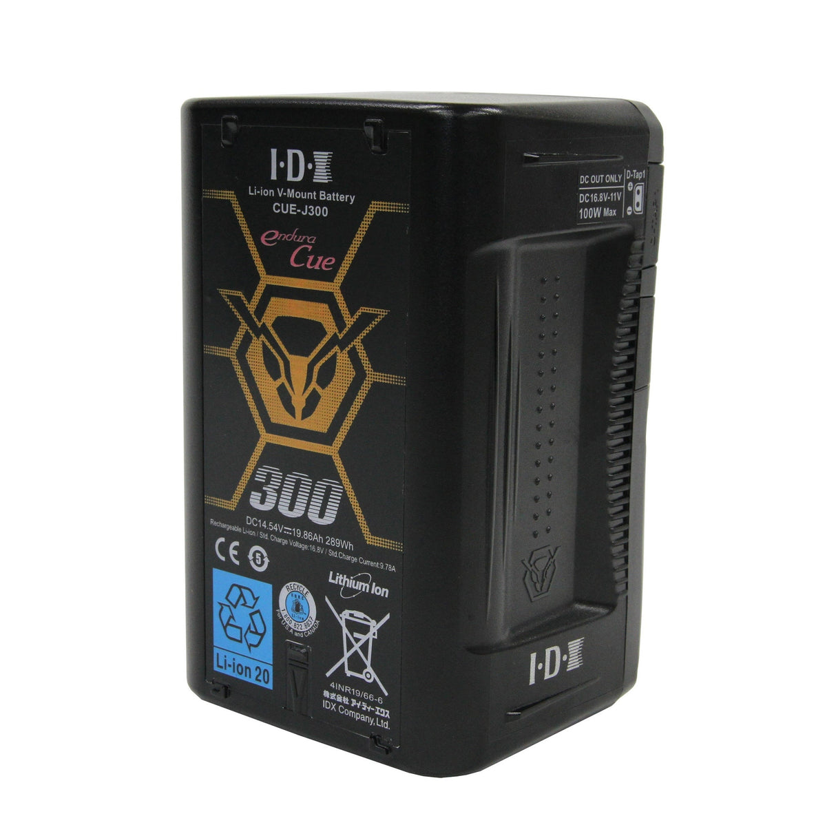 IDX CUE-J300 289Wh Camera Battery, V-Mount