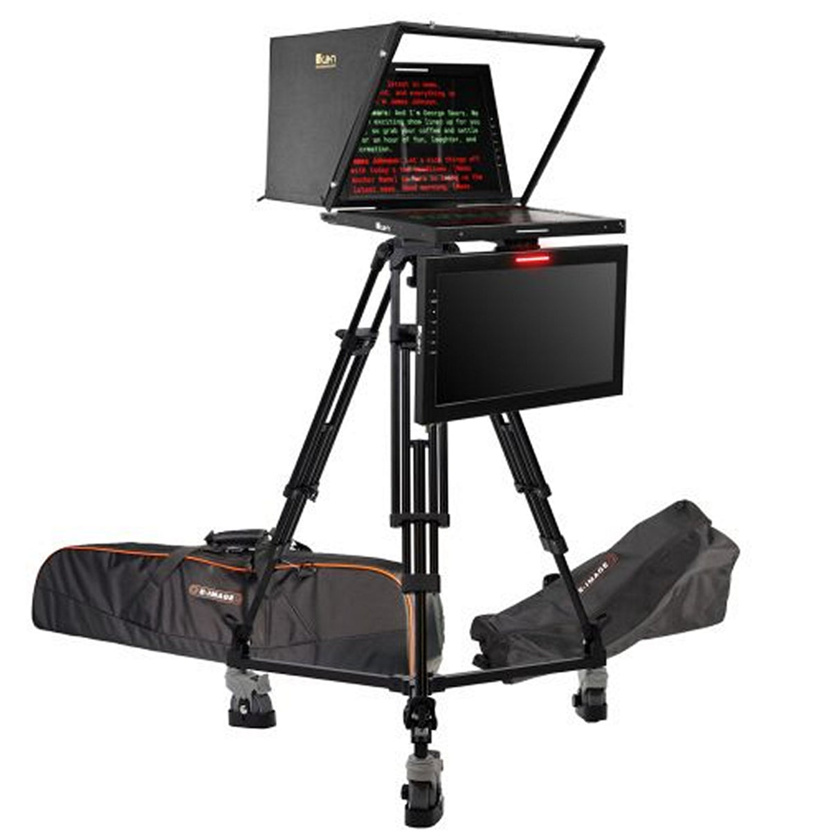 Ikan PT419W-PTZ-TM-TRIPOD 19-inch PTZ Teleprompter with Widescreen Script Monitor