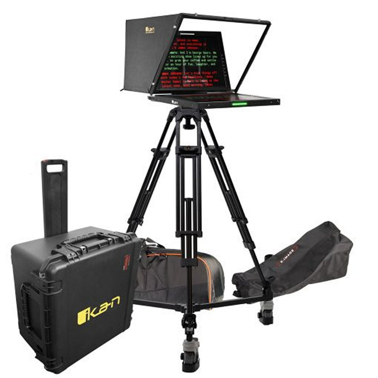 Ikan PT4500S-V3-PEDESTAL 19-inch PTZ Teleprompter with Widescreen Monitor & Pedestal
