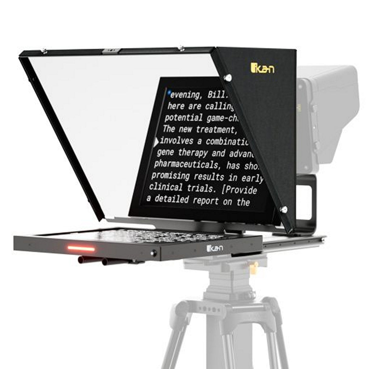 Ikan PT4500S-V3 19-inch PTZ SDI Teleprompter Tripod Dolly