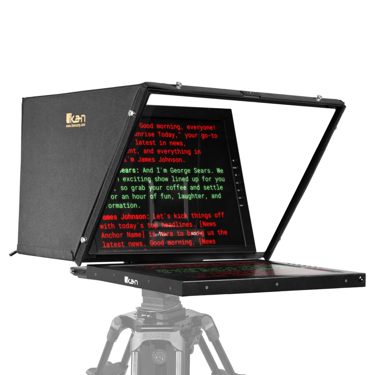 Ikan PT4900-PTZ Professional 19-Inch High Bright PTZ Teleprompter - PTZ Teleprompter Only