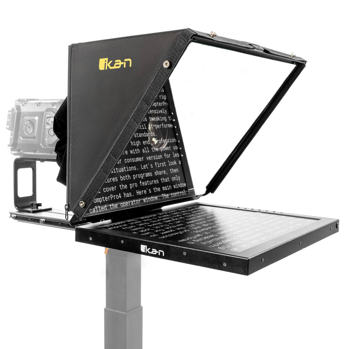 Ikan PT4900 V2 Professional 19-Inch High Bright Beam Splitter Teleprompter - Teleprompter Only