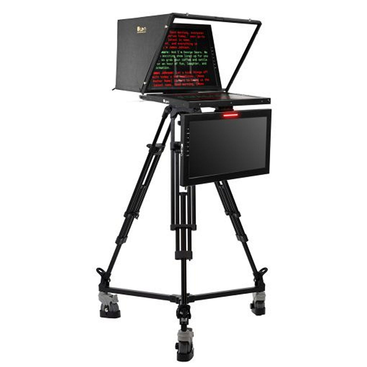 Ikan PT4900S-PTZ-TM-V2-TRIPOD 15-inch SDI Teleprompter Travel-Ready Kit