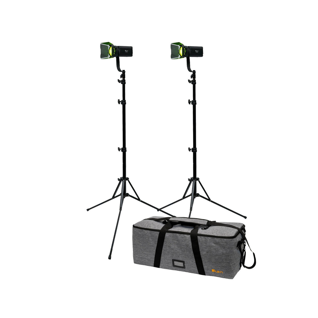 Ikan SFC65-2PT-KIT Stryder 2-Point RGBW Color 2800K-6500K 65W LED Fresnel Light with DMX