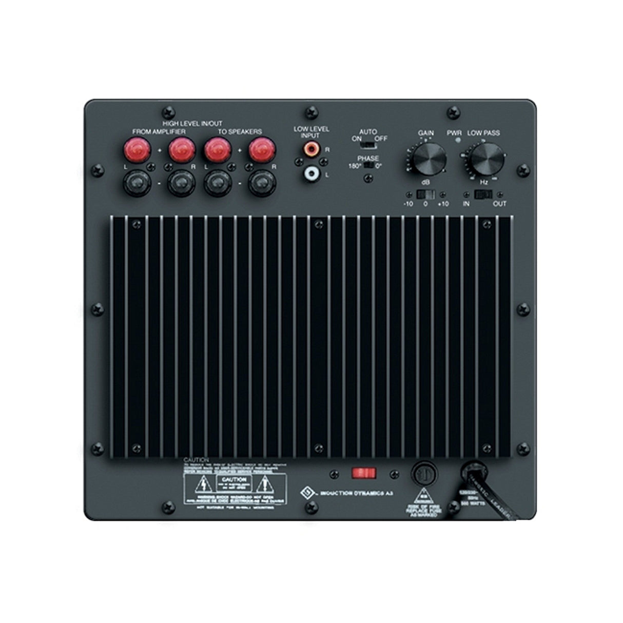 Induction Dynamics A3 Subwoofer Amplifier Class AB Design