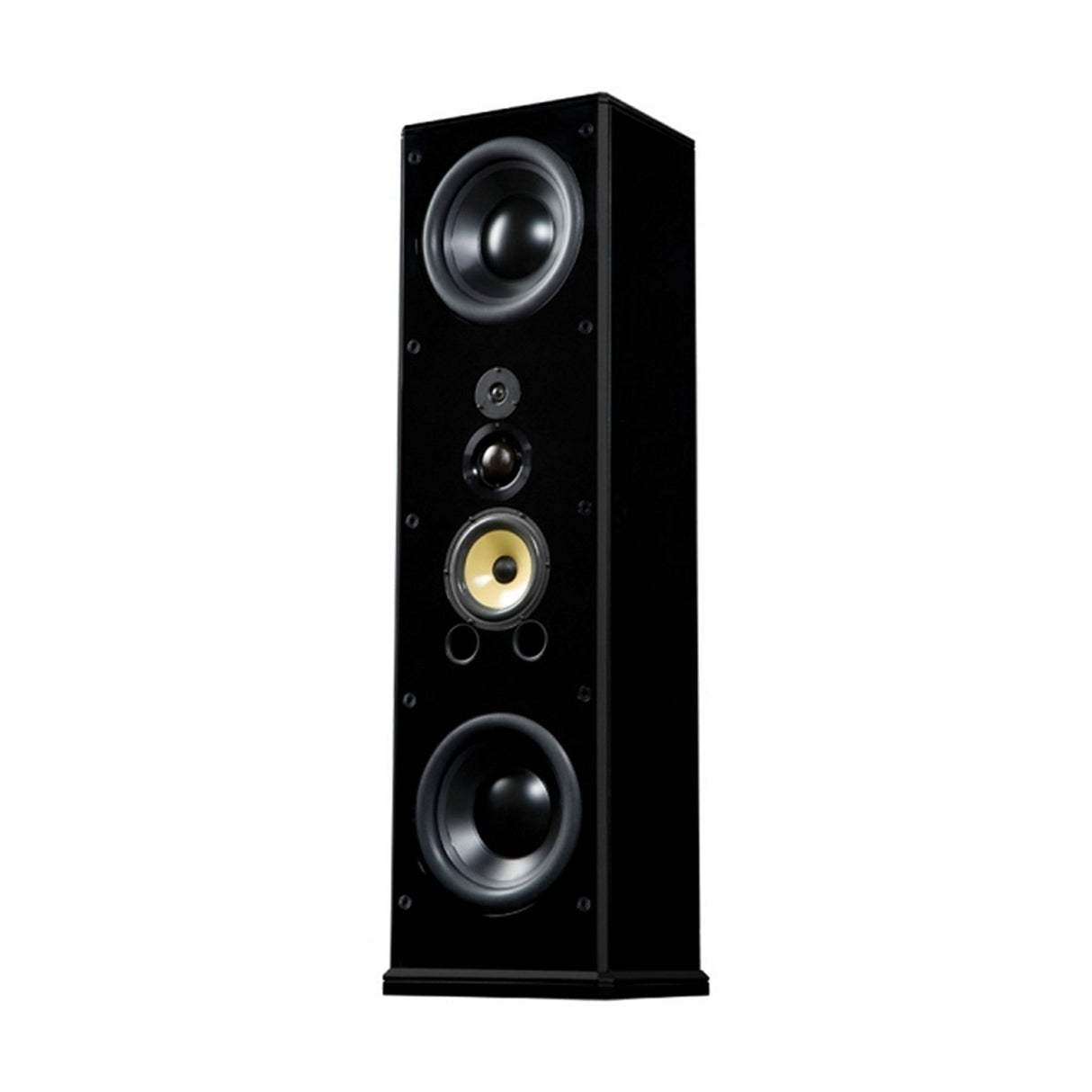 Induction Dynamics ID1.15 Custom Tower Speaker Dual 15-inch Subwoofers - Black Gloss