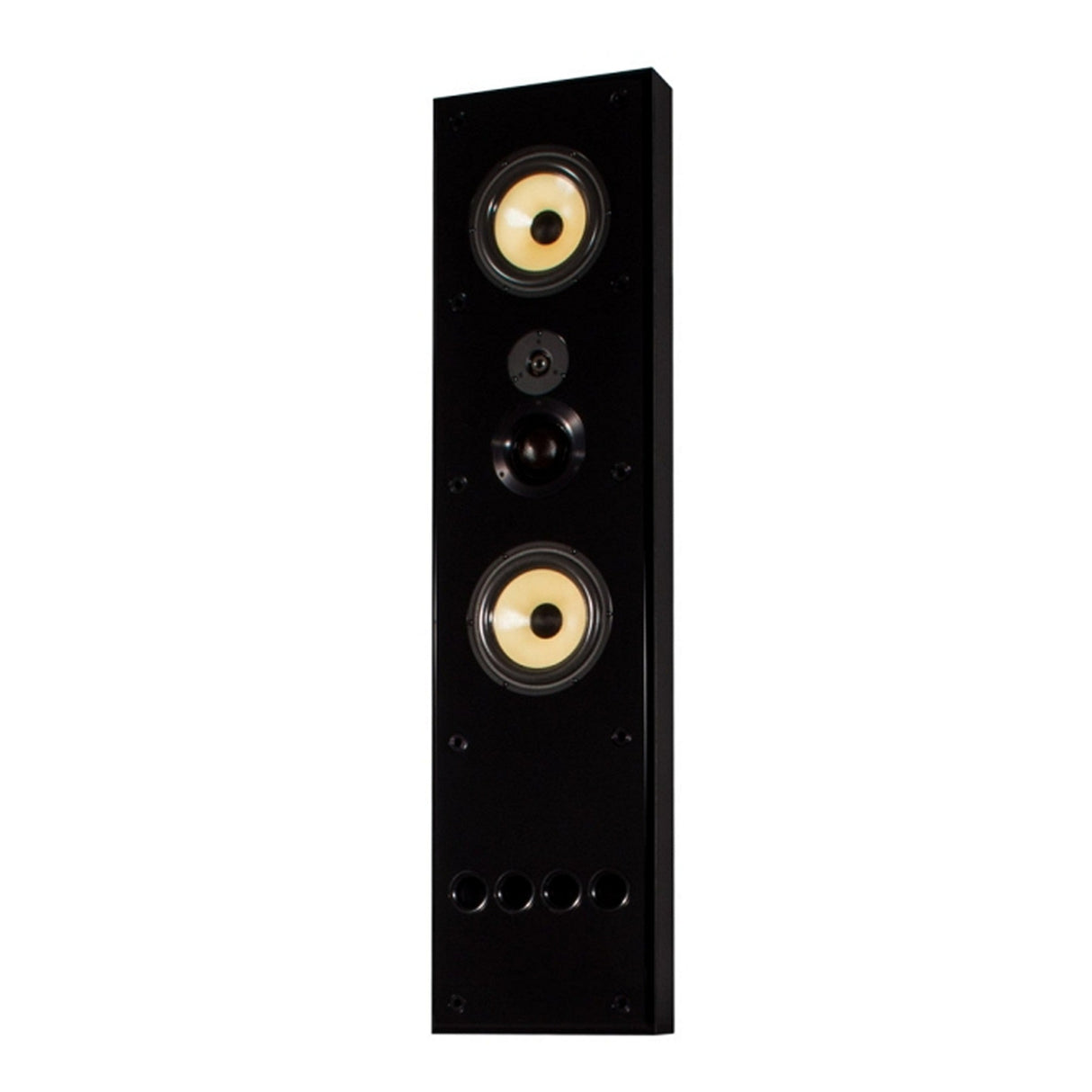 Induction Dynamics S1.8TW On-Wall Surround Speaker with S4X Technology - Black Gloss