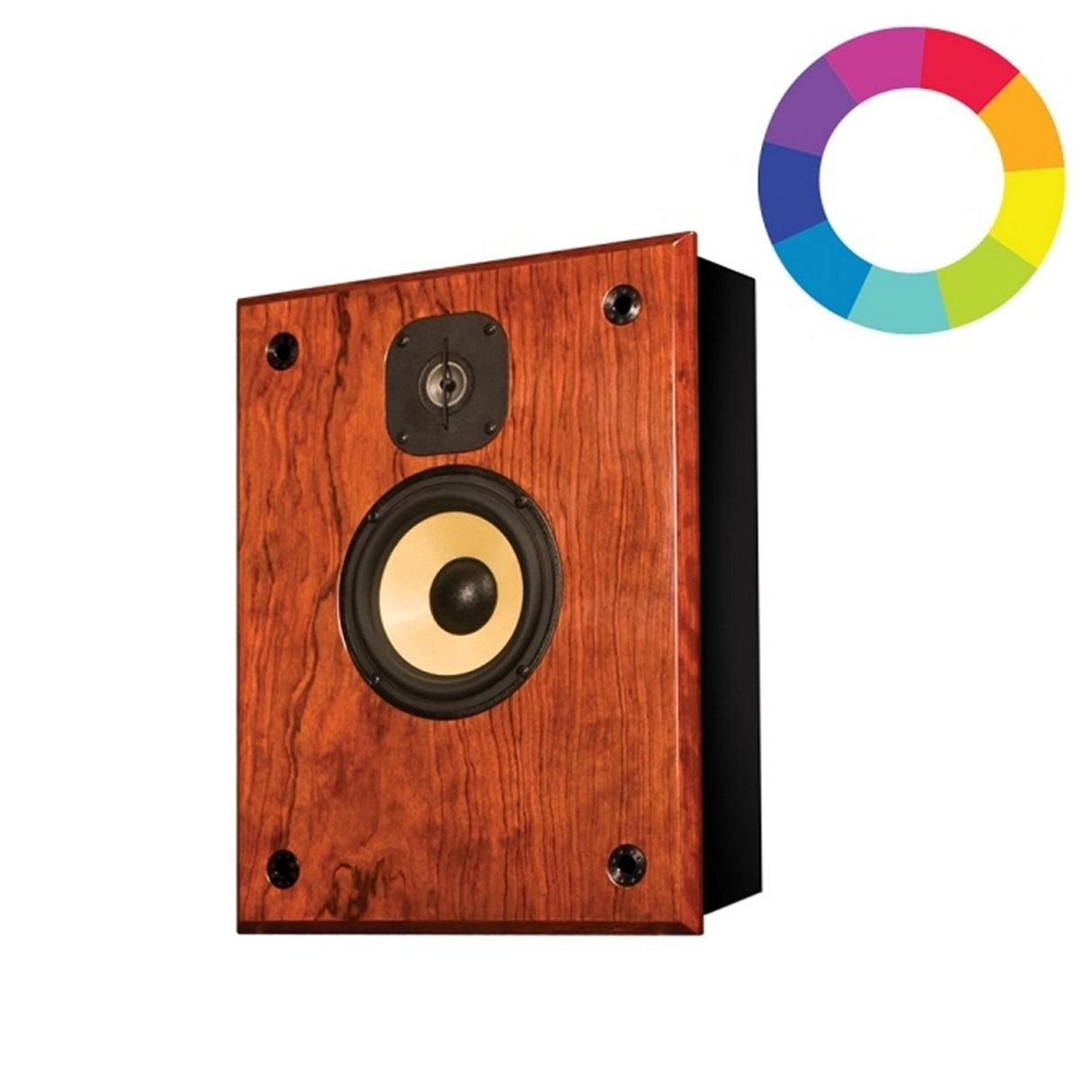 Induction Dynamics S2.IW-BG In-Wall Loudspeaker Black Gloss Home Theater - Custom