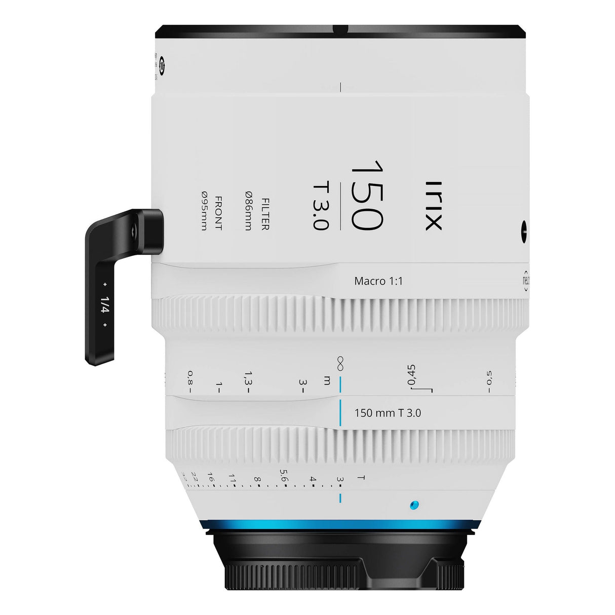 Irix Cine 150mm T3.0 Macro 1:1 Lens for PL (White, Imperial Scale)