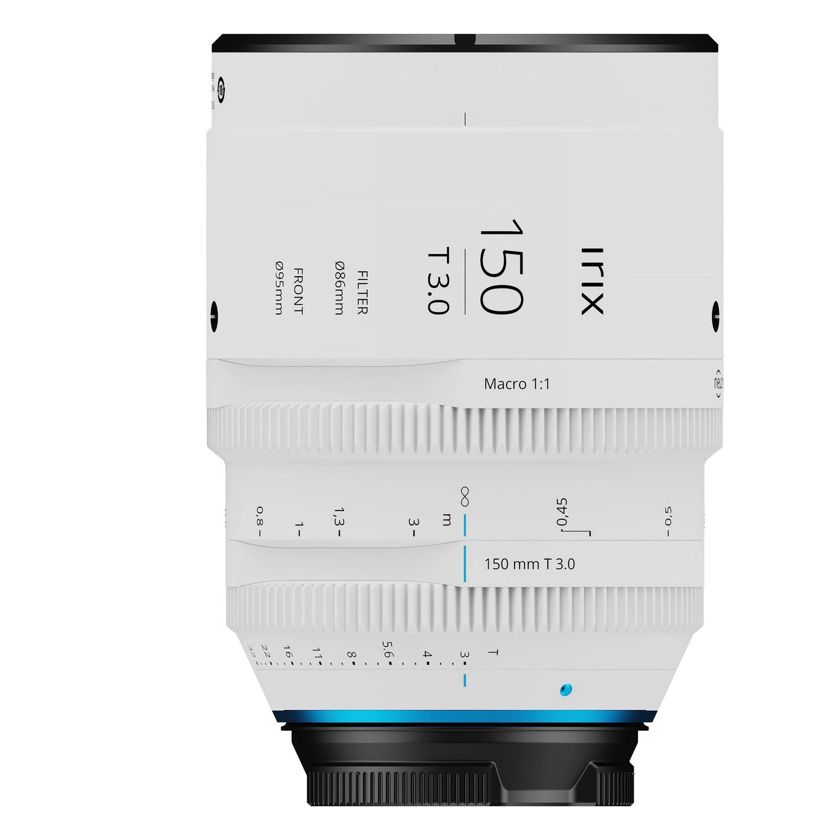Irix Cine 150mm T3.0 Tele Lens for PL (White, Imperial Scale)