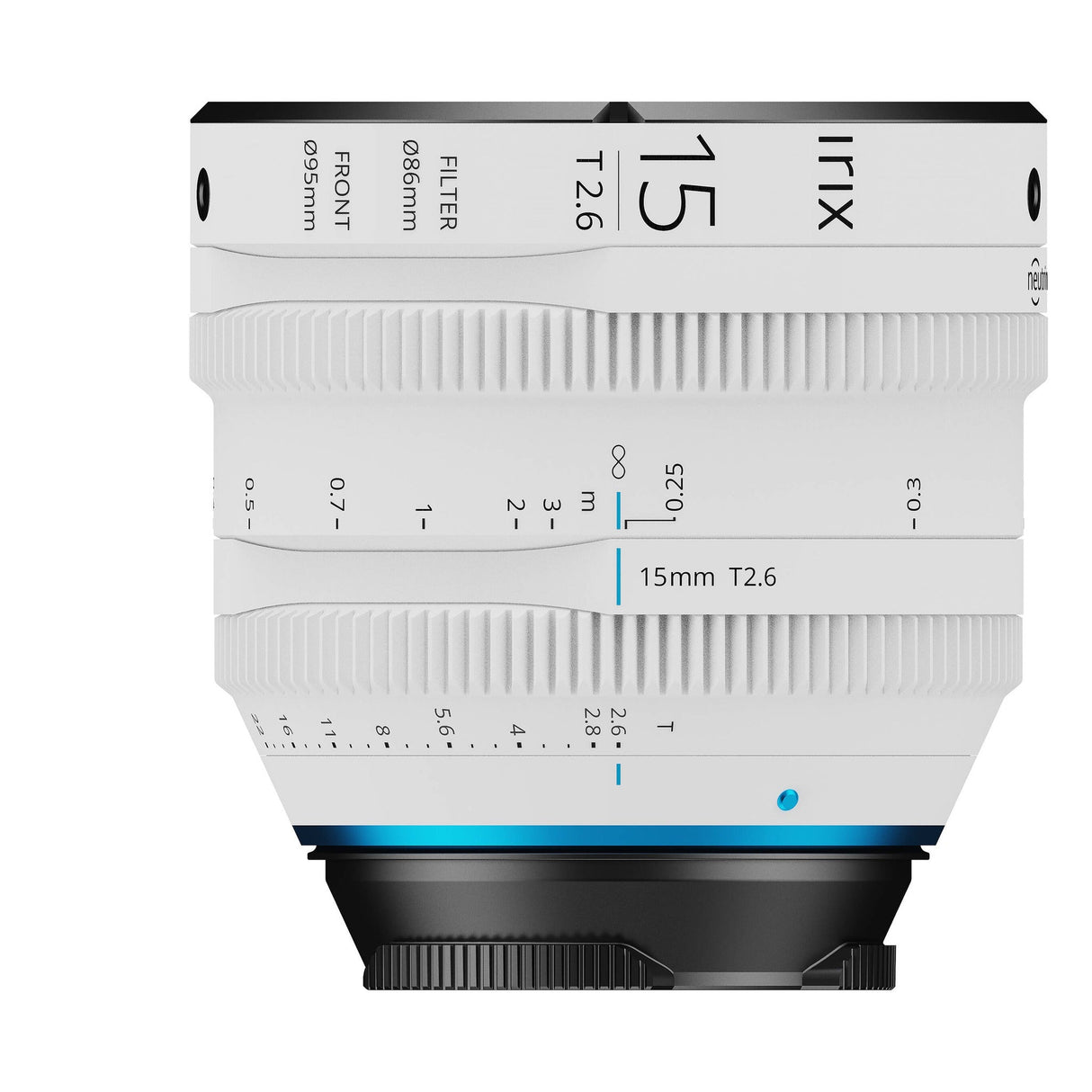 Irix Cine 15mm T2.6 Lens for PL (White, Imperial Scale)