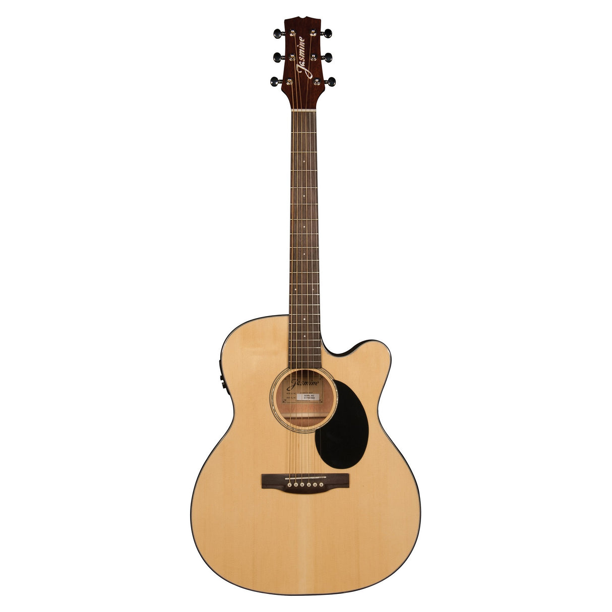 Jasmine JD36-CE Dreadnought Acoustic Electric Guitar, Natural Finish
