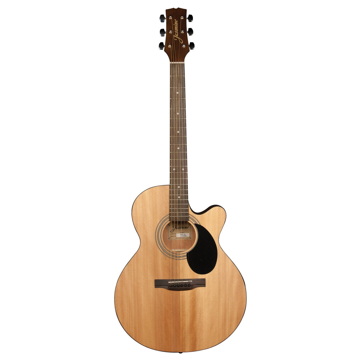 Jasmine S34C Orchestra Style Acoustic Guitar, Natural Finish