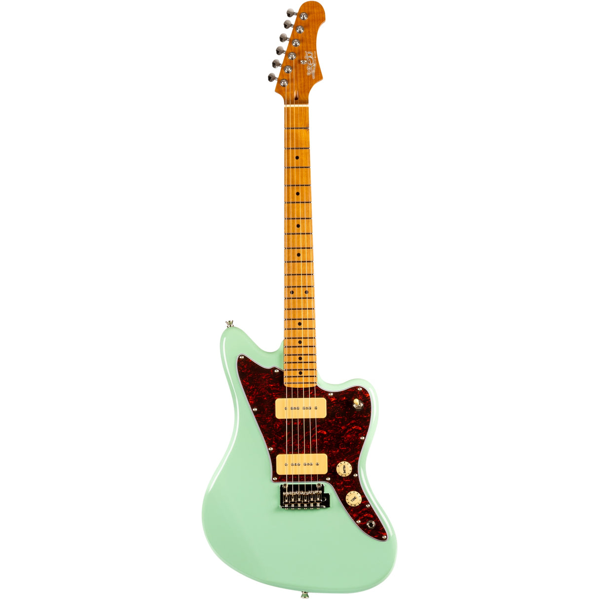 Jet Guitars JJ-300 P90 SFG Electric Guitar, Sea Green Finish