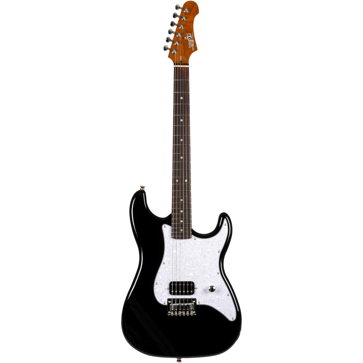 JET Guitars JS-400 HT Roasted Poplar Body Electric Guitar 6-String - Black