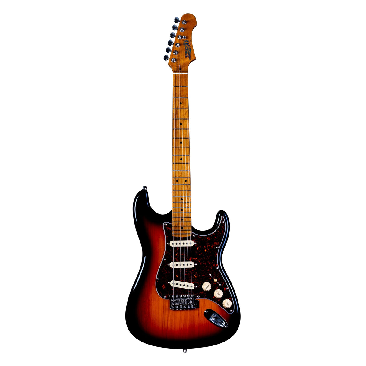 JET Guitars JS-300 SSS Basswood Body Left-Handed Electric Guitar - Sunburst - guitar