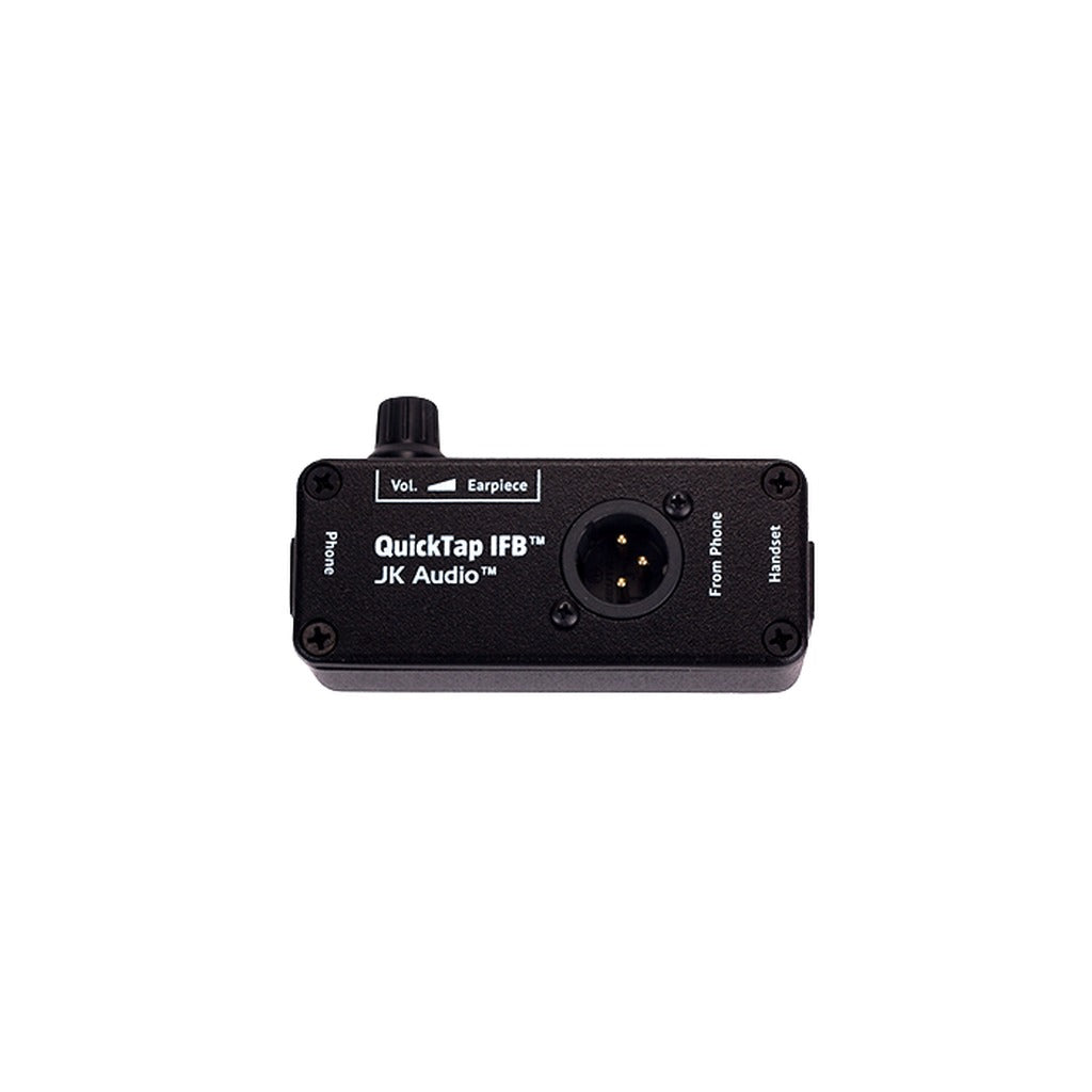 JK Audio QTIFB QuickTap IFB Telephone Handset Tap with XLR and 3.5 mm Outputs