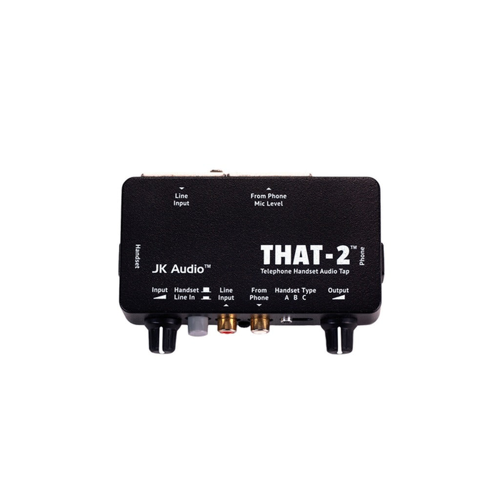 JK Audio THAT2 THAT-2 Telephone Handset Audio Tap with XLR and RCA In/Out