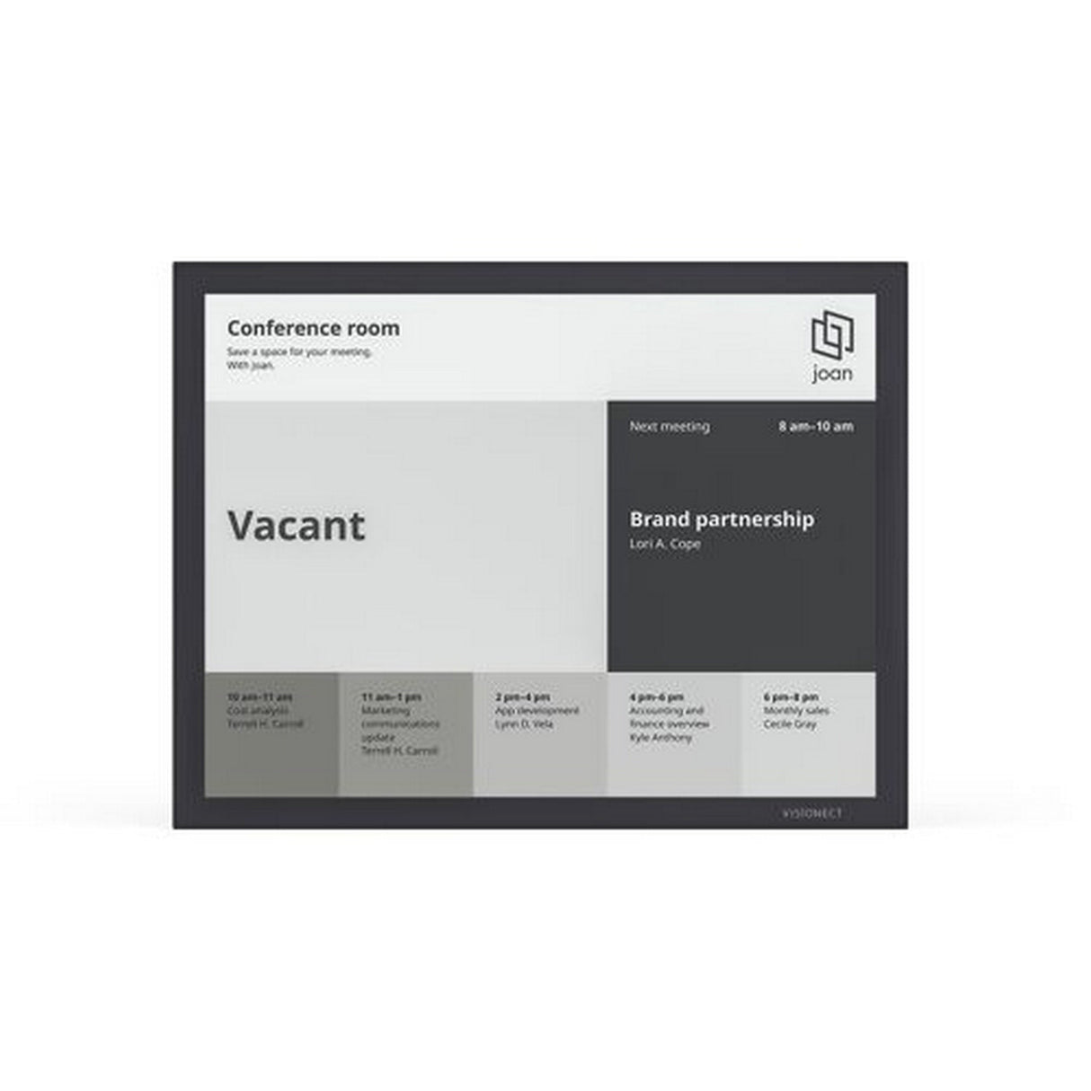 Joan 13 Meeting Room Scheduler Display