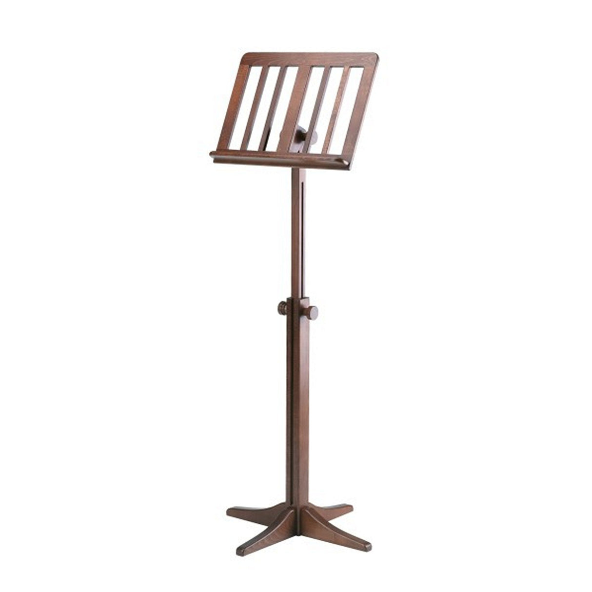 K&M 116/1 Wooden Music Stand - Walnut