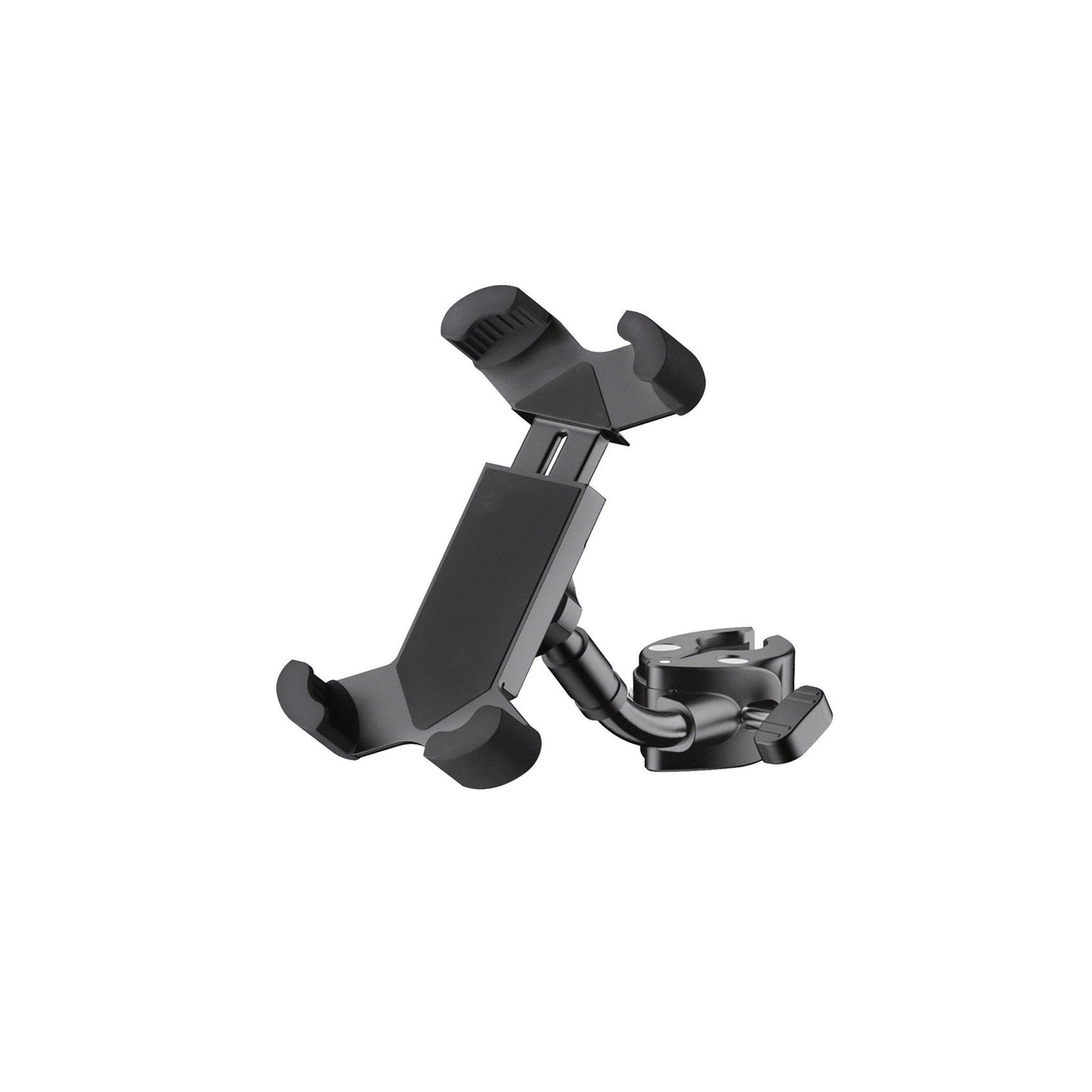 K&M 19755 Smartphone Holder Black Plastic 360° Rotation Flexible Jaws