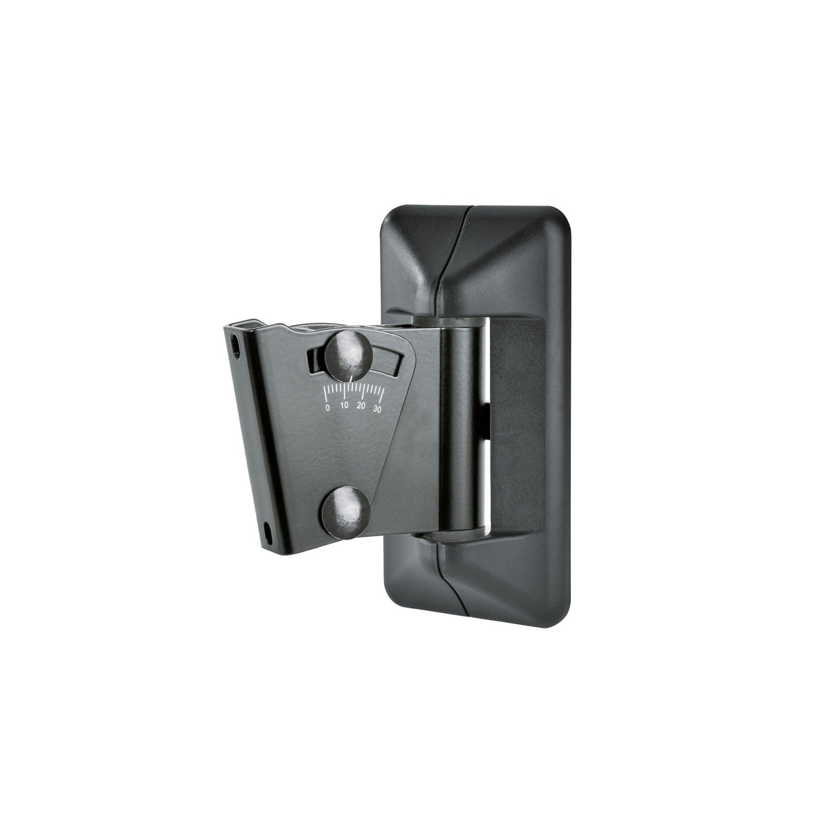 K&M 24472 Speaker Wall Mount and Cover Set 2-Pack - Black