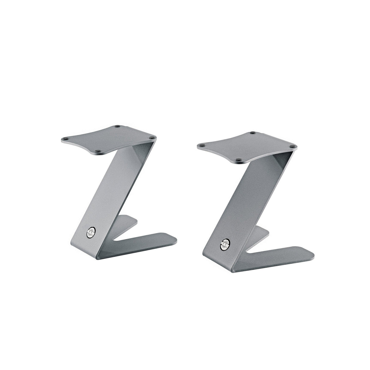 K&M 26773 Table Monitor Z Speaker Stand - Grey