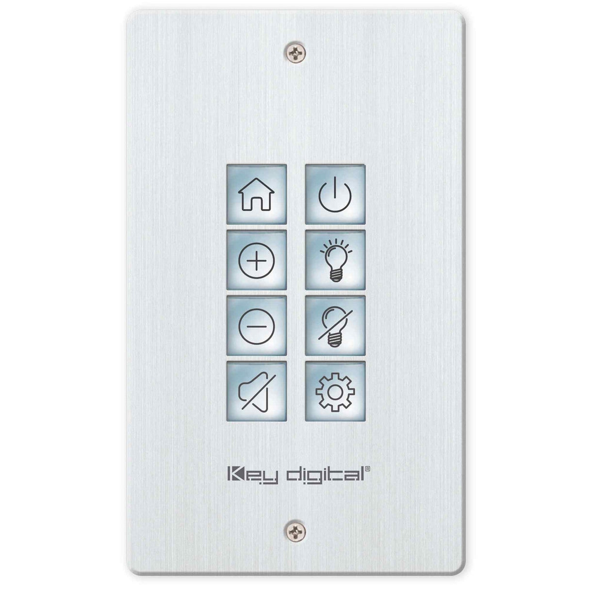 Key Digital KD-WP8-3 8-Button Programmable IP RS-232 IR Control Keypad