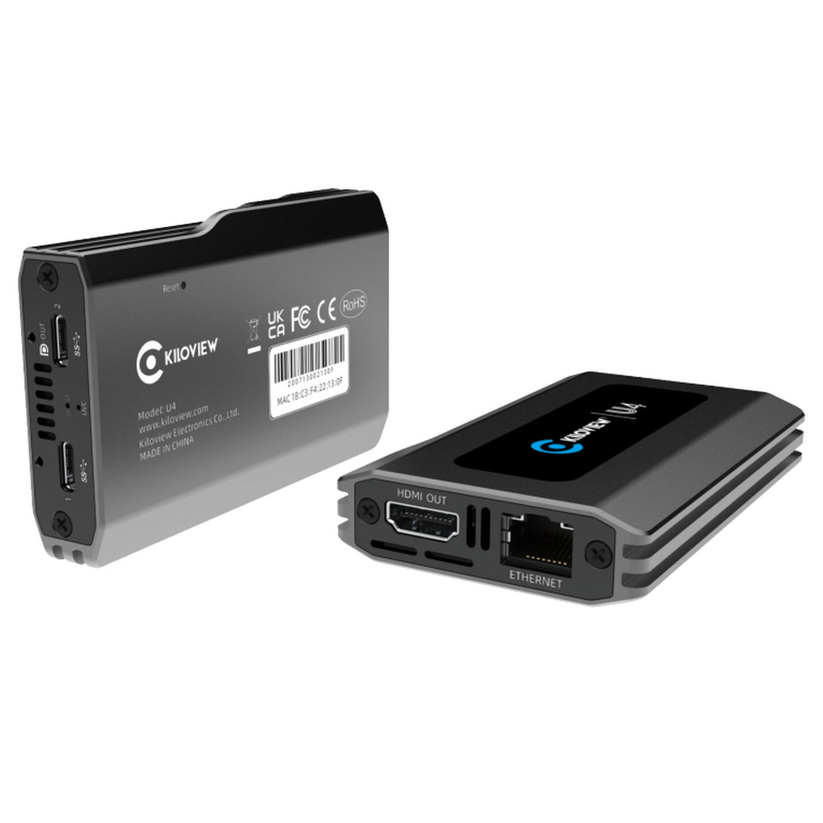 Kiloview U4 IP Video Dock 4K60 NDI Decoder with USB-C & HDMI