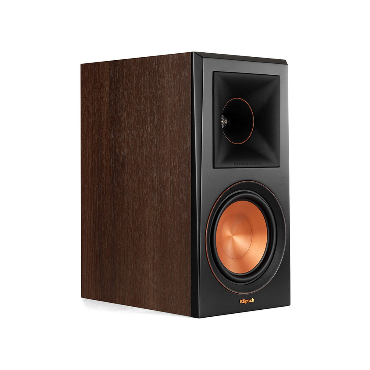 Klipsch RP-600M-WA Reference Premier Series Bookshelf Speakers with 6.5-Inch Subwoofers, Pair, Walnut