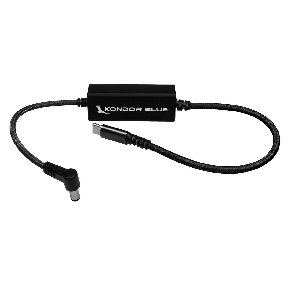 Kondor Blue 16-Inch DC to USB-C Power Delivery Cable for R5C/FX3 - Black