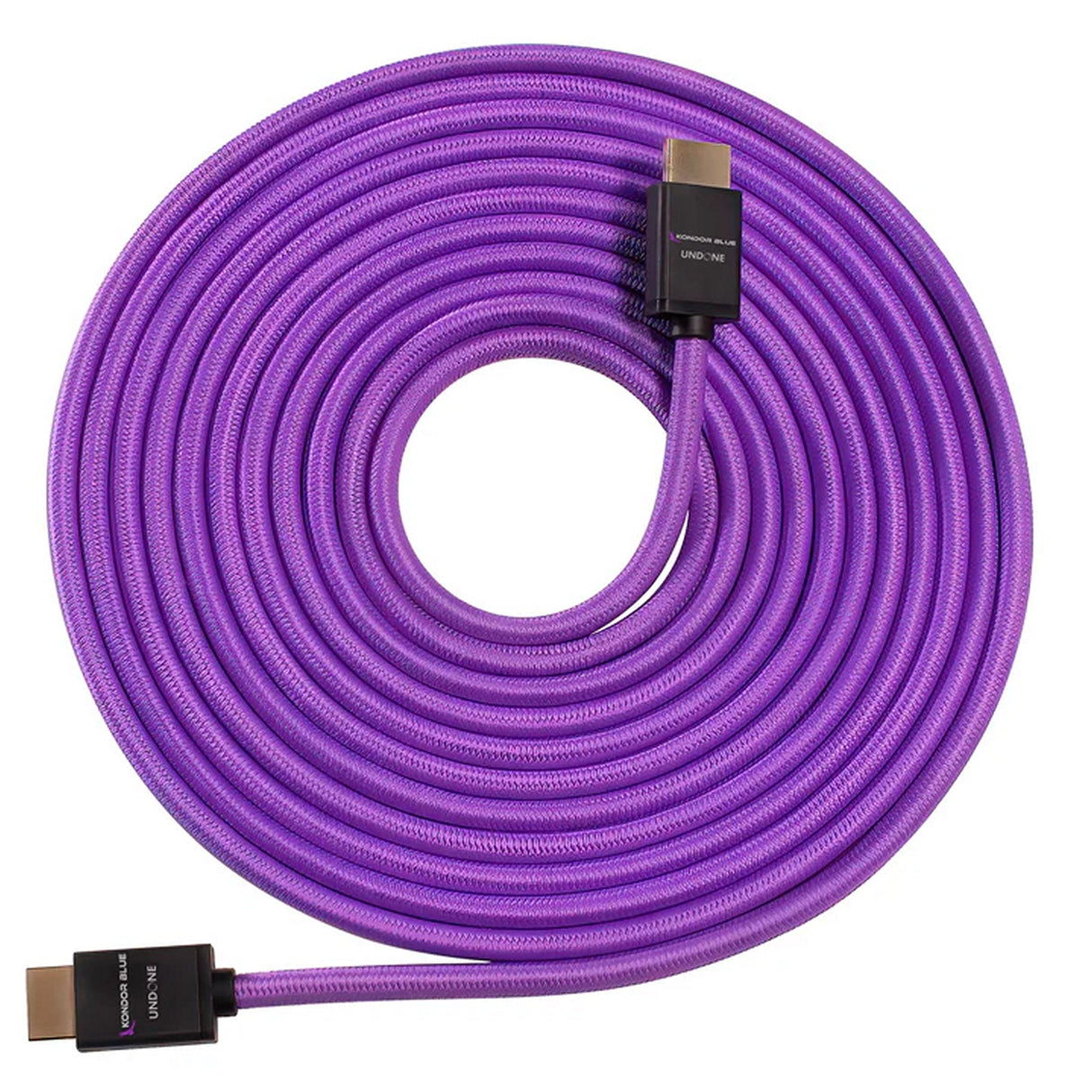 Kondor Blue 4K 30HZ Gerald Undone 15 FT Full HDMI Cable Purple