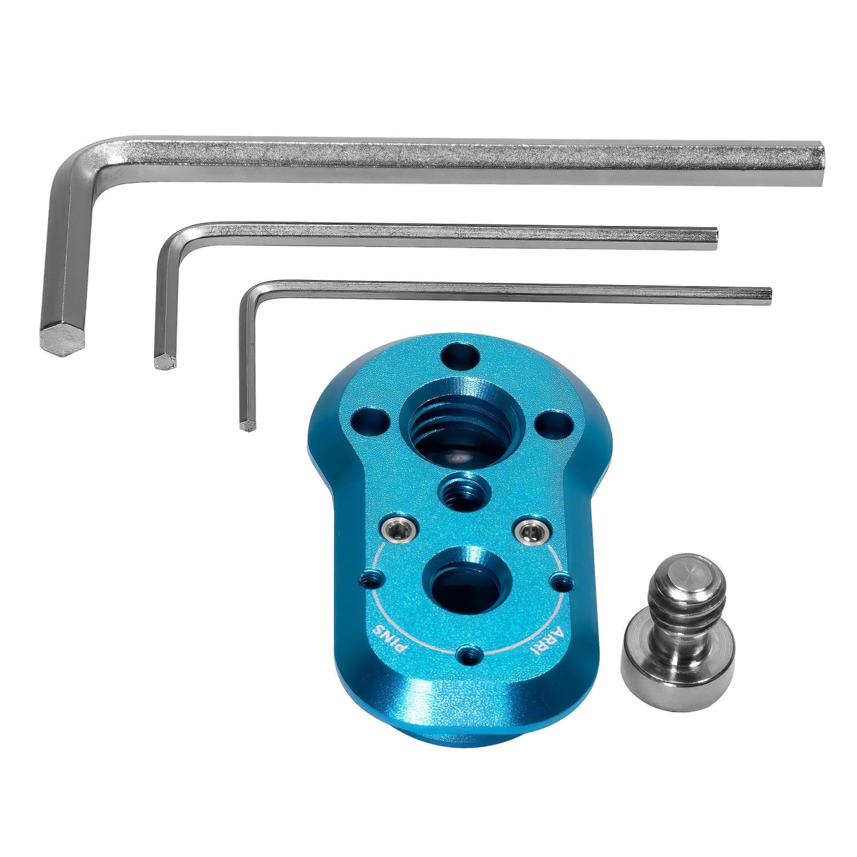 Kondor Blue Mini Lock Quick Release Plates for Professional Camera Workflows (Male Plate Only) - Blue