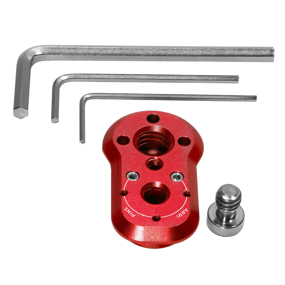 Kondor Blue Mini Lock Quick Release Plates for Professional Camera Workflows (Male Plate Only) - Red