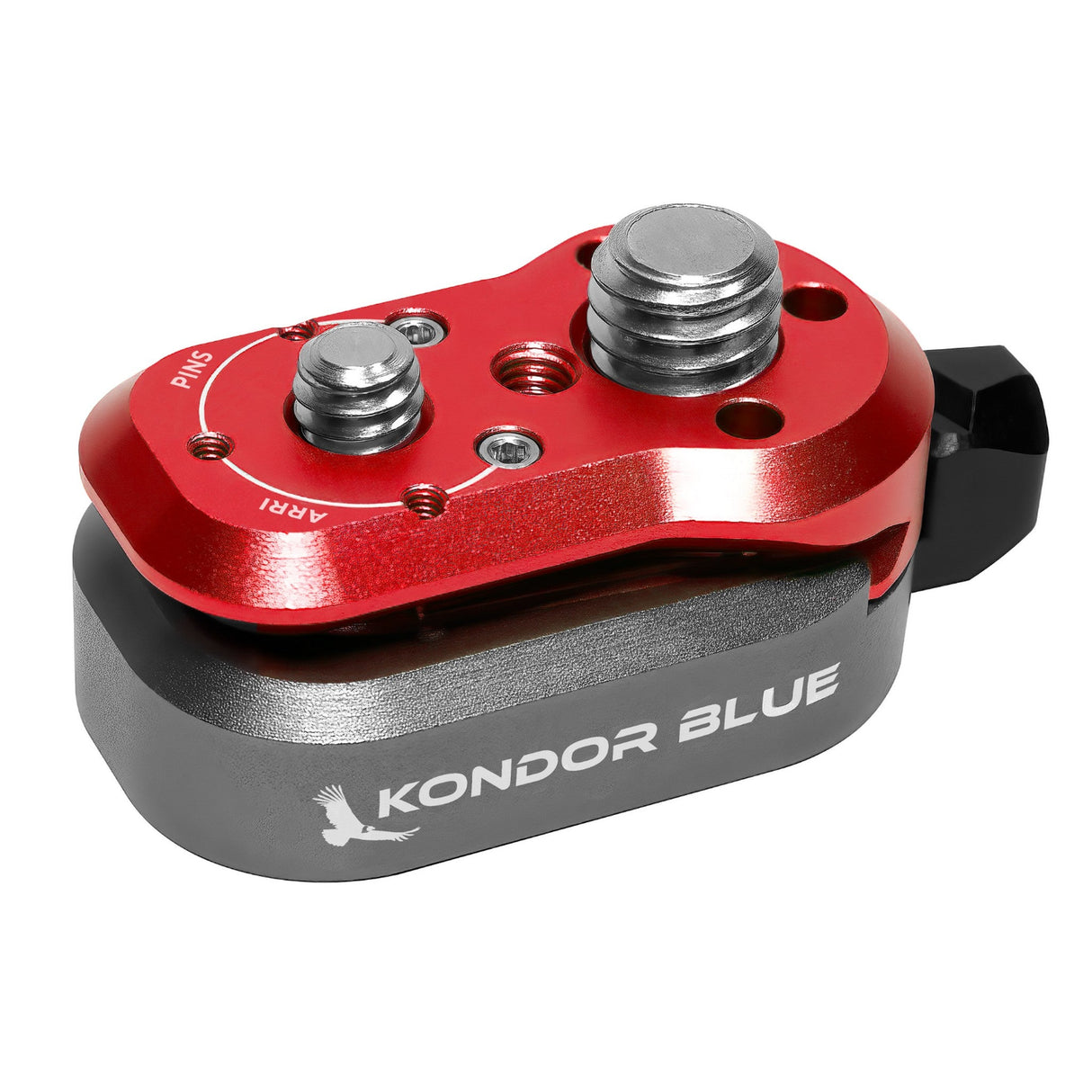 Kondor Blue Mini Lock Quick Release Plates for Professional Camera Workflows - Red