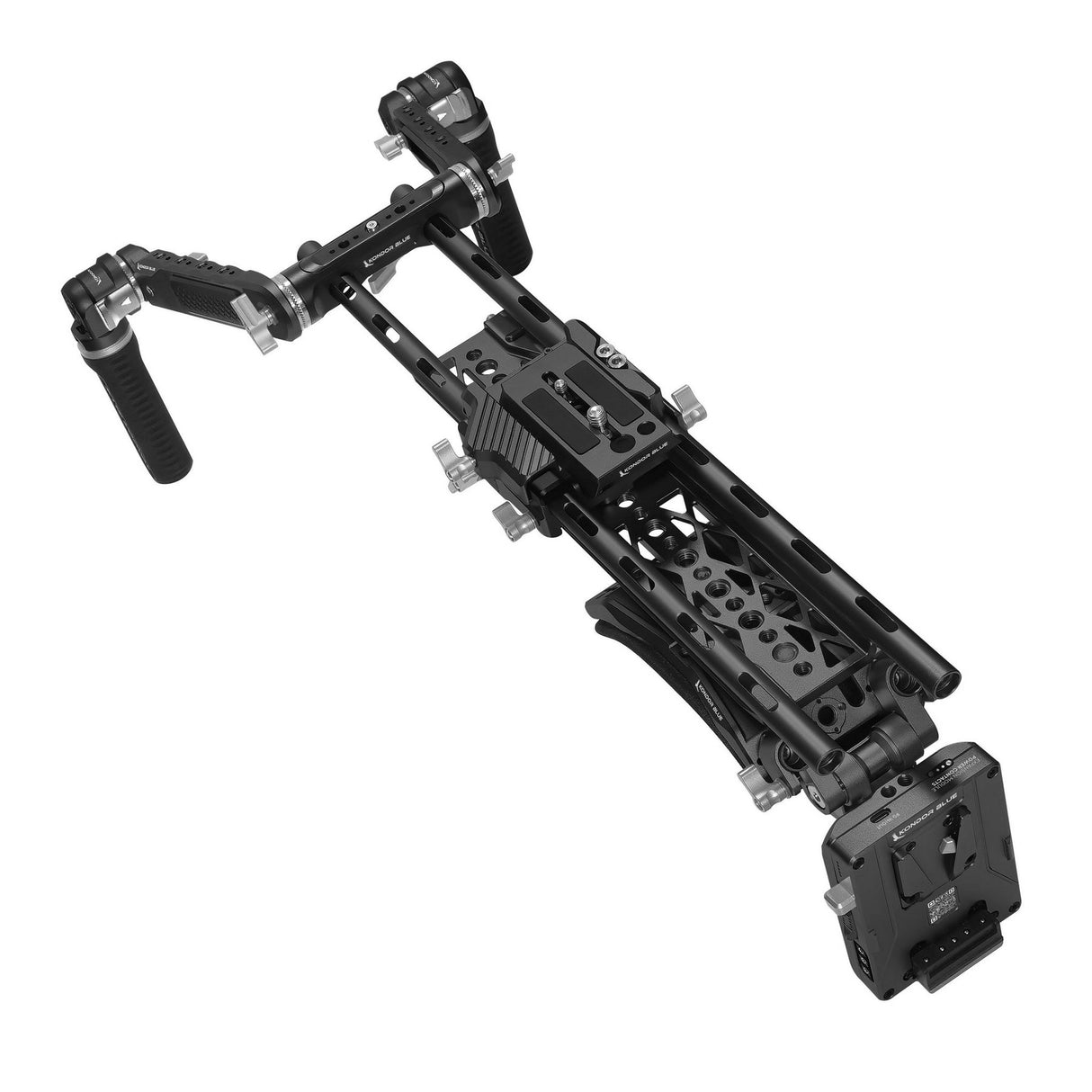 Kondor Blue Shoulder Rig Pro MKII - V-Mount Version / Raven Black