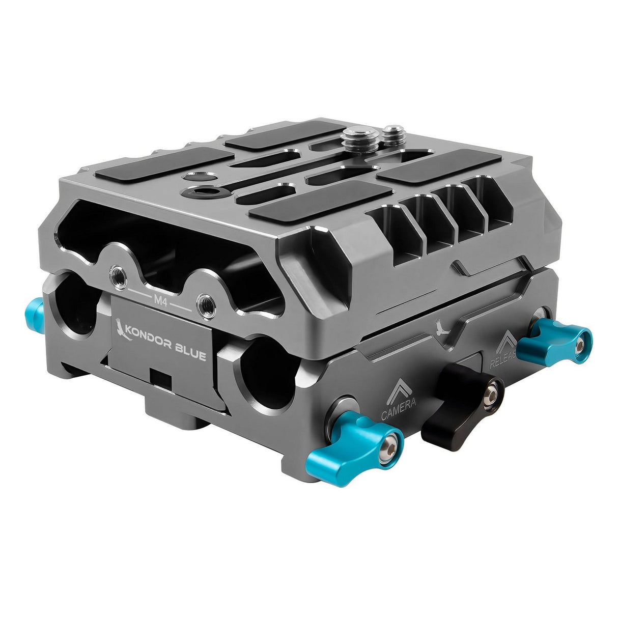 Kondor Blue LWS ARRI Bridge Plate for Cinema Cameras with Riser for RED KOMODO - Gray