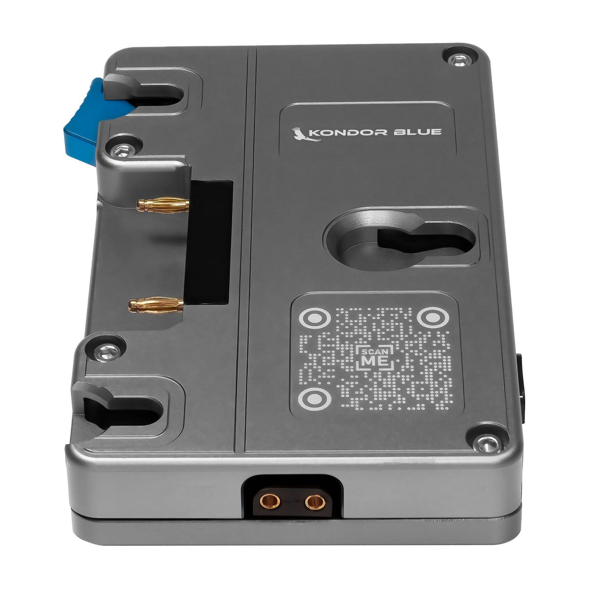 Kondor Blue Blackmagic URSA Mini Battery Plate Gold Mount - Gray
